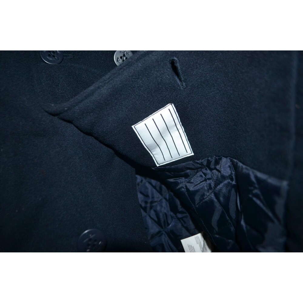 Vintage Boys Rothschild Pea Navy Coat Nautical - Picture 6 of 7